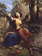 Gustave Courbet The Sculptor painting